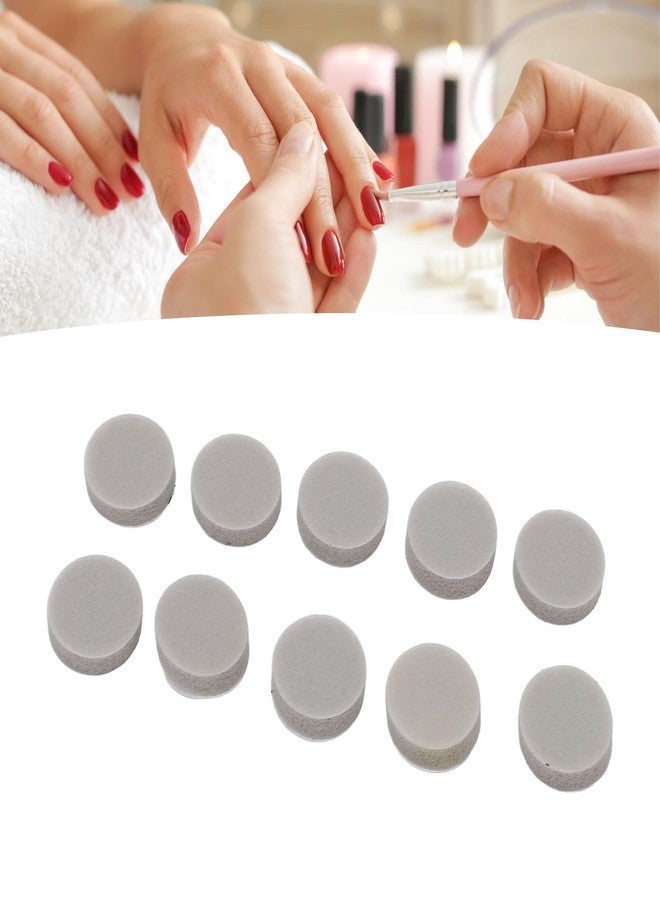 Brrnoo 50Pcs Nail Buffer Discs, Elastic Sponge Nail Polishing Pads, for Home Salon Use Portable Nail File Blocks for Smoothing and Buffing - Image 5